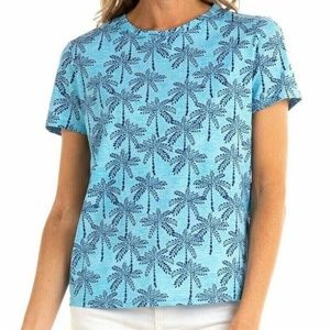 FRESH PRODUCE Ocean Palm Scoop Neck Tee